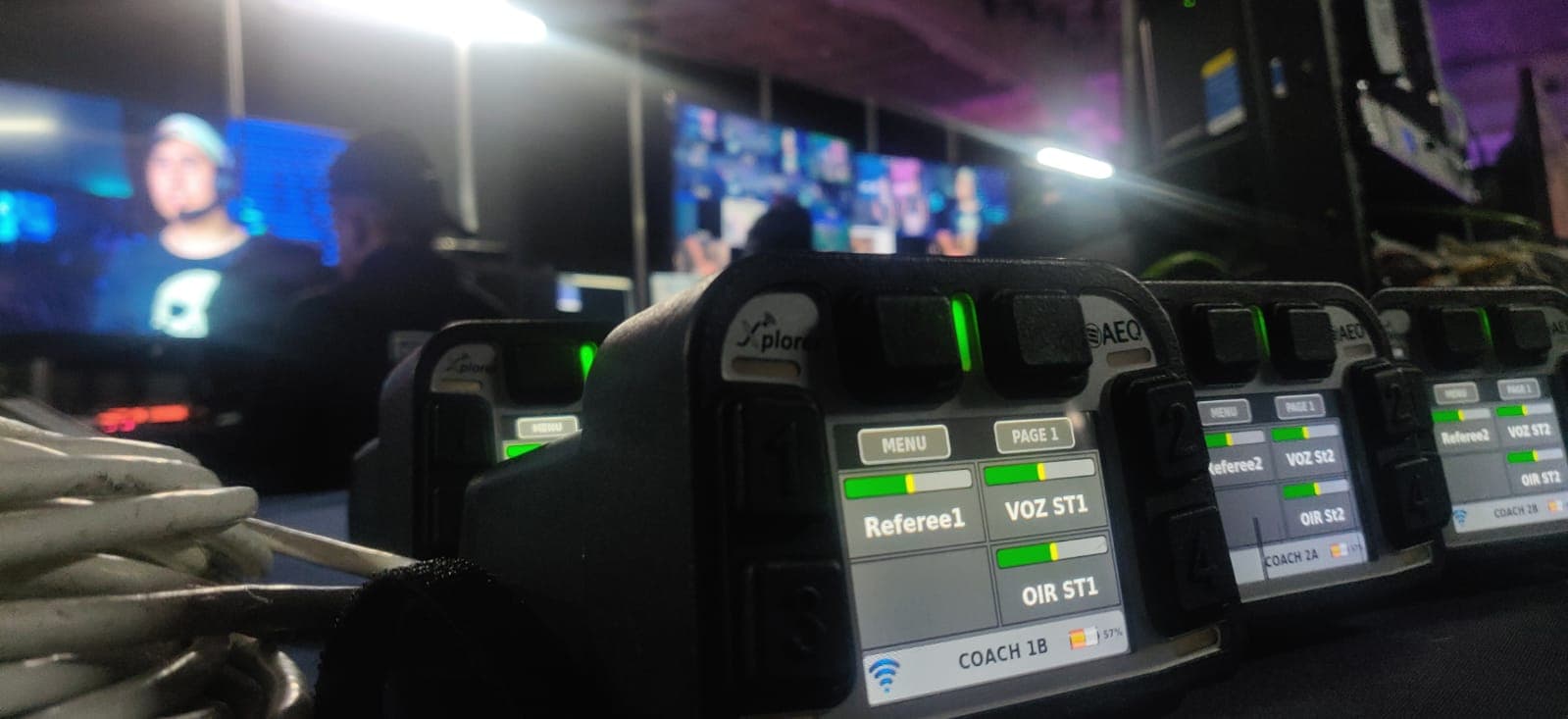 Large deployment of AEQ Intercom system at GAMERGY 2024 in Mexico